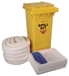 Oil & Fuel Spill Kit Wheelie Bin 120L