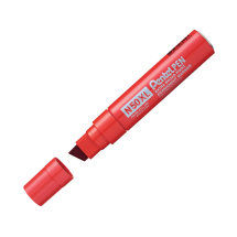 Pentel N50XL Marker Chisel Tip Red (Pack of 6) Pentel N50XL Marker Chisel Tip Red (Pack of 6)