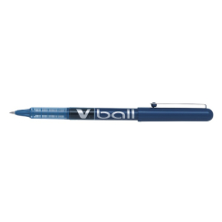 Pilot Blue V-Ball Rollerball Pens 0.3mm (Pack of 12)