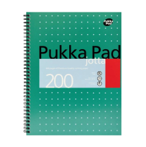 Pukka Pad Ruled Wirebound Metallic Jotta Notebook 200 Pages A4 (Pack of 3)