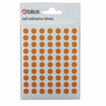 Blick Orange Coloured Labels in Bags (Pack of 20) RS00285