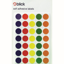 Blick Assorted Coloured Labels in Bags (Pack of 20) RS00495