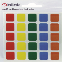 Blick Assorted Coloured Labels in Bags 12x18mm (Pack of 2400) RS00625