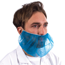 Disposable Beard Masks Blue 10 x 100 per case