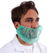 Disposable Beard Masks Green 10 x 100 per case