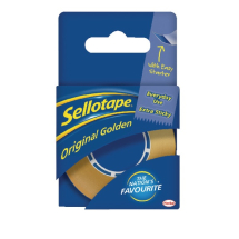 Sellotape 18mm x 25m Golden Tape (Pack of 8)