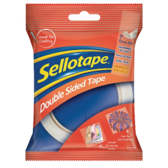 Sellotape Double Sided Tape 12mm x 33m (Pack of 12)