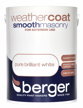 WHITE Smooth Masonry Paint 1 x 5 ltr WHITE Smooth Masonry Paint 1 x 5 ltr