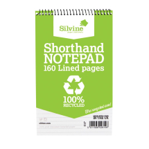 Silvine Everyday Recycled Shorthand Pad 127x203mm (Pack of 12)