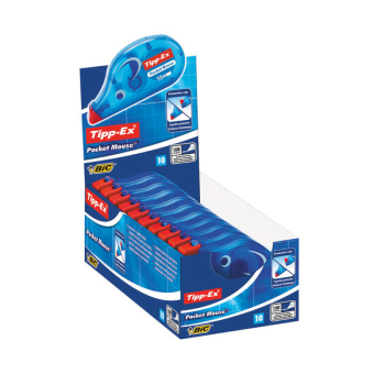 Tipp-Ex Pocket Mouse Correction Tape (Pack of 10)