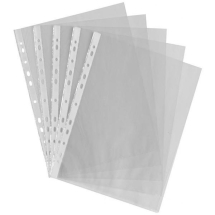 A4 Punched Pocket Clear 35 micron (Pack of 100)