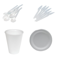Cutlery, Plates & Cups